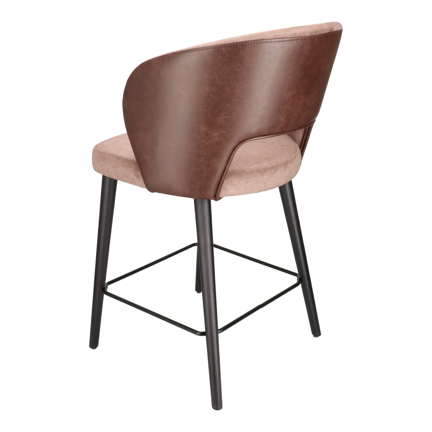 T LOLA H MOCCA  Brown design Low bar stool